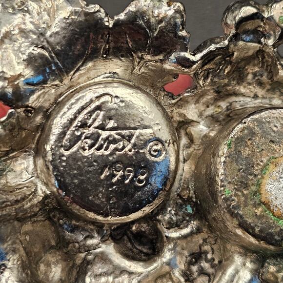 Vintage Arthur Court Silver Grape Salt & Pepper Set with Handle - Dining Decor - Picture 4 of 6